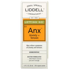 Захист від стресу суміш трав спрей Liddell (Letting Go Anx Anxiety + Tension) 30 мл
