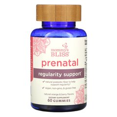 Пренатальна підтримка регулярності, Prenatal Regularity Support, Mommy's Bliss, 60 жувальних