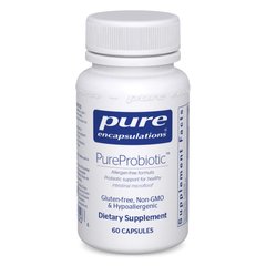 Пробіотики Pure Encapsulations (PureProbiotic Allergen Free) 60 капсул