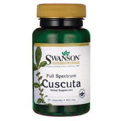 Повний спектр Cuscuta, Full Spectrum Cuscuta, Swanson, 400 мг, 60 капсул
