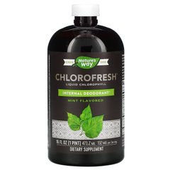 Рідкий хлорофіл з ароматом м'яти Nature's Way (Chlorofresh Liquid Chlorophyll Mint) 473,2 мл