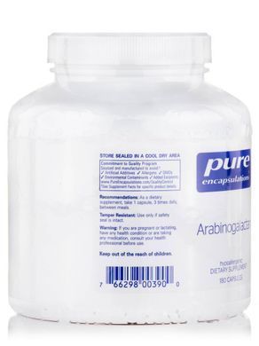 Арабиногалактан Pure Encapsulations (Arabinogalactan) 180 Капсул купить в Киеве и Украине