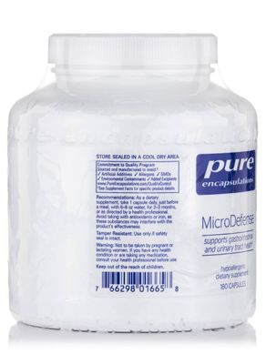 Защита от микробов Pure Encapsulations (MicroDefense) 180 капсул купить в Киеве и Украине