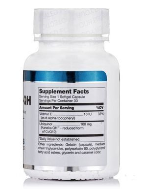Убихинол с технологией VESIsorb Douglas Laboratories (Ubiquinol-QH with VESIsorb Technology) 30 мягких капсул купить в Киеве и Украине