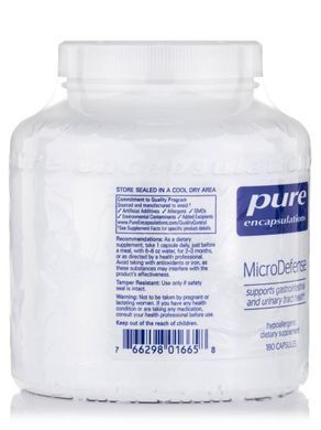 Protection against microbes Pure Encapsulations (MicroDefense) 180 capsules