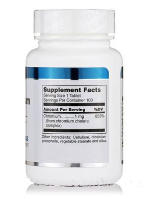 Хром Douglas Laboratories (Chromium) 1 мг 100 таблеток