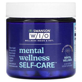 Добавка для підтримки психічного здоровʼя Swanson (WIO Mental Health) 30 капсул