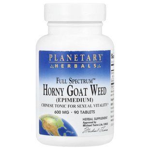 Himalayan Rhubarb (Full Spectrum Horny Goat Weed) Planetary Herbals 600 mg 90 Tablets
