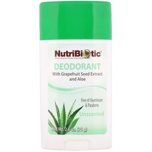 Дезодорант длительного действия без запаха NutriBiotic (Deodorant) 75 г купить в Киеве и Украине