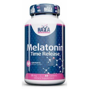 Haya Labs, Melatonin (Time Release) 5mg - 60 таб купить в Киеве и Украине
