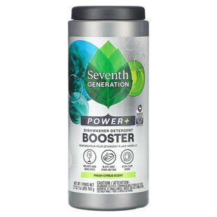 Seventh Generation, Power + Dishwasher Detergent Booster, Fresh Citrus , 1.6 lbs (765 g) купить в Киеве и Украине