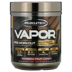 Pre-workout formula Muscletech (Vapor1) 421 g with fruit candy flavor