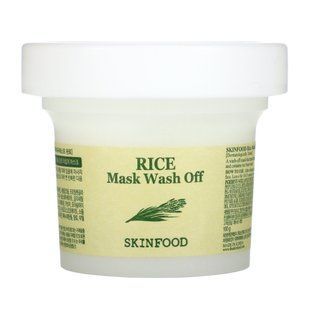 Rice mask wash-off