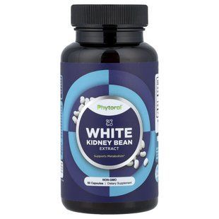 Экстракт белой фасоли Phytoral (White Kidney Bean Extract) 600 мг 60 капсул купить в Киеве и Украине