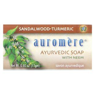 Auromere, Ayurvedic Bar Soap with Neem, Sandalwood-Turmeric, 0.6 oz (17 g) купить в Киеве и Украине