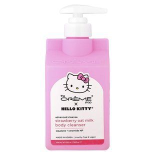The Creme Shop, Hello Kitty&reg;, улучшенная очищающая смесь для тела, клубничное овсяное молочко, 500 мл (16,9 жидк. унции) купить в Киеве и Украине