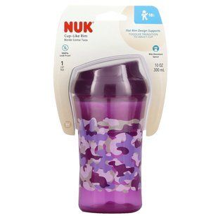 NUK, Cup-Like Rim, 18+ Months, Purple, 10 oz (300 ml) купить в Киеве и Украине