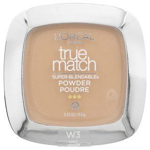 L'Or&eacute;al, True Match, чудово розтушовувана пудра, W3 світла середня, 9,5 г (0,33 унції)