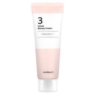 Numbuzin, Velvet Beauty Cream, зміцнювальний макіяж, № 3, 60 мл (2,02 рідк. унції)