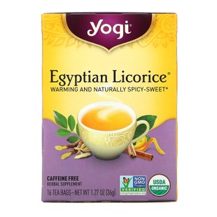 Зеленый чай для похудения Yogi Tea (Slim Life) 16 пакетиков со вкусом лакрицы купить в Киеве и Украине