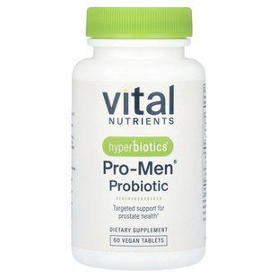 Vital Nutrients, Probiotic Pro-Men&reg;, 60 веганських таблеток