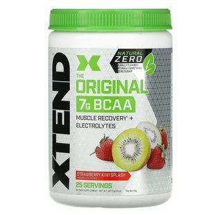 Original amino acid, 7 g BCAA, strawberry and kiwi, Scivation, 13 oz (367.5 g)