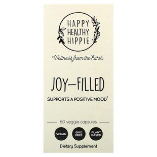 Happy Healthy Hippie, 60 рослинних капсул для гарного настрою