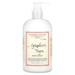 Stonewall Kitchen, Hand Lotion, Grapefruit Thyme, 16.9 fl oz (500 ml)