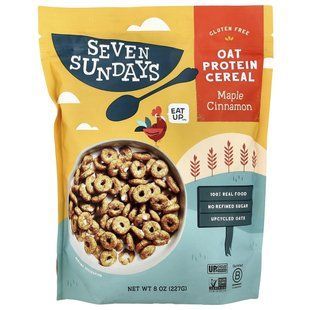 Seven Sundays, Oat Protein Cereal, Maple Cinnamon, 8 oz (227 g) купить в Киеве и Украине