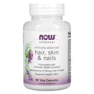 Витамины для кожи волос и ногтей Now Foods (Hair Skin & Nails) 90 капcул купить в Киеве и Украине