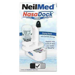 NeilMed, NasaDock Plus, подставка для саше, белая, 1 штатив NasaDock Plus купить в Киеве и Украине