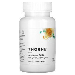 Thorne, Advanced DHA, 60 Gelcaps купить в Киеве и Украине