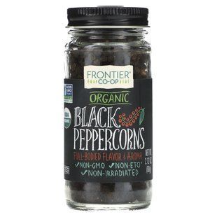 Frontier Co-op, Organic Black Peppercorns, 2.12 oz (60 g) купить в Киеве и Украине