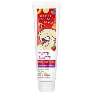Desert Essence, toothpaste-gel for children, tutti-frutti, 133 g (4.7 ounces)