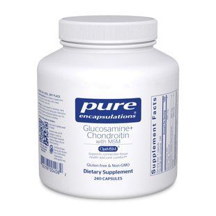 Глюкозамин Хондроитин с МСМ Pure Encapsulations (Glucosamine Chondroitin with MSM) 240 капсул купить в Киеве и Украине
