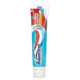 Aquafresh, Зубная паста с фтором тройной защиты, защита кариеса, холодная мята, 158,8 г (5,6 унции) купить в Киеве и Украине