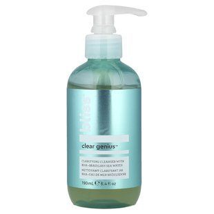 Bliss, Clear Genius&trade;, Clarifying Cleanser with BHA + Brazilian Sea Water, 6.4 fl oz (190 ml)