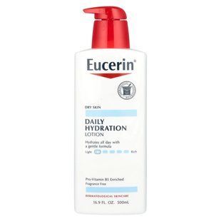Лосьон для ежедневного увлажнения без запаха Eucerin (Daily Replenishing Lotion) 500 мл купить в Киеве и Украине