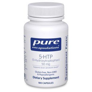 Hydroxytryptophan Pure Encapsulations (5-HTP Hydroxytryptophan) 50 mg 180 capsules