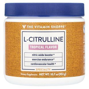 The Vitamin Shoppe, L-Citrulline, Tropical, 10.7 oz (302 g) купить в Киеве и Украине