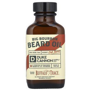 Duke Cannon Supply Co., Big Bourbon Beard Oil, Oak Barrel, 3 oz купить в Киеве и Украине
