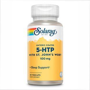 Garantizada Potencia 5-HTP + San Juan 100mg - 30 vcaps Solaray