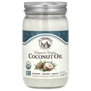 Кокосовое масло нерафинированное органик La Tourangelle (Coconut Oil) 414 мл купить в Киеве и Украине