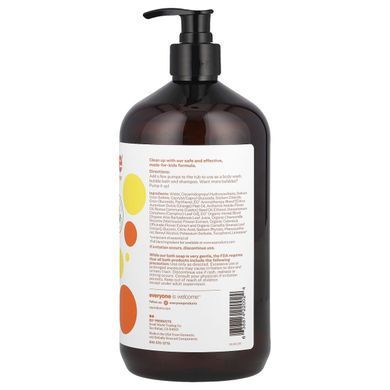 Childrens Soap for Every Kid, with the scent of orange juice, EO Products, 32 fluid ounces (960 ml).