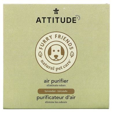 ATTITUDE, Furry Friends Natural Pet Care, очисник повітря, лаванда, 8 унцій (227 г)