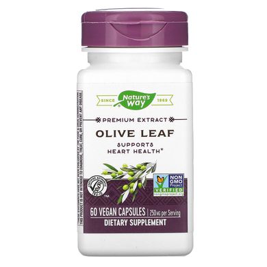 Екстракт листя оливи Nature's Way (Olive Leaf) 250 мг 60 капсул