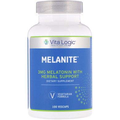 Меланит, Vita Logic, 100 капсул з оболонкою з інгредієнтів рослинного походження