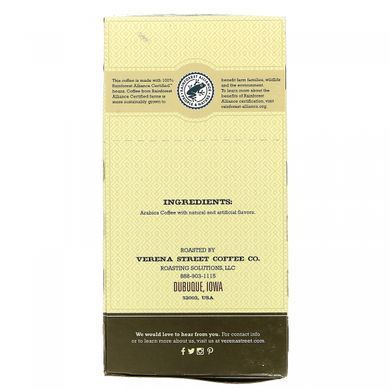 Verena Street, Mississippi Grogg, flavored, roasted coffee, 32 portion cups for brewing, 0.37 ounces (10.5 g) each.