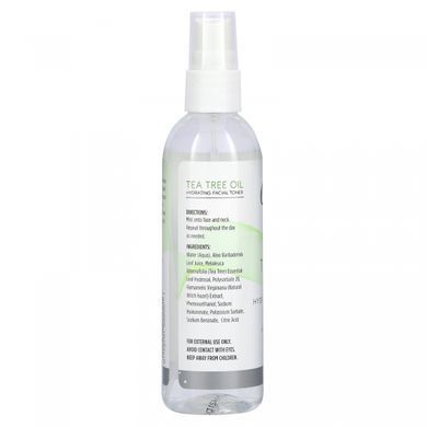 Cococare, Tea Tree Oil, Moisturizing Facial Tonic, Alcohol-Free, 4 fluid ounces (118 ml)