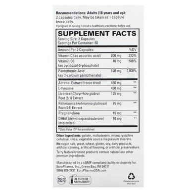 Вітаміни для надниркових залоз Terry Naturally (Adrenaplex Maximum Adrenal Support) 120 капсул